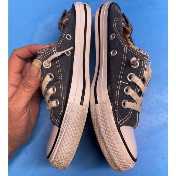 Converse All Star Shoreline Women's Slip On Casual Shoes Dark Gray Size 6 - Picture 6 of 10